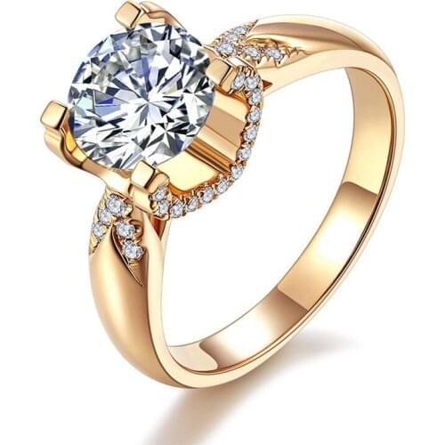 CAOSHI Aesthetic Wedding Bands Women Low-key Luxury Shiny Zirconia Temperament Female Engagement Accessories Fancy Jewelry Gift