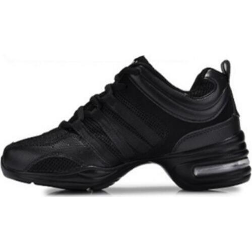 Black Red Gold White Air Mesh Breathable Wedge Platform High Heels Dance Sneakers Fitness Women