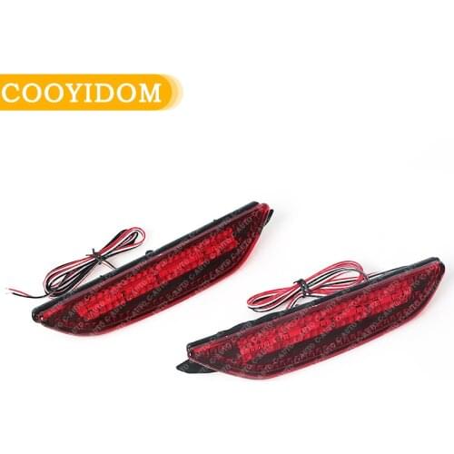 1 Pair Car Led Left Right Rear Bumper Reflector Car Tail Light Fog Lamp For Kia Rio K2 Sedan 2011 2012 2013 2014 car-styling