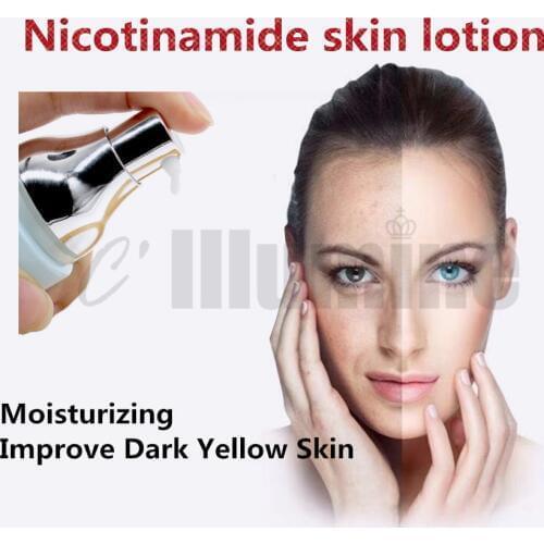 100ml Nicotinamide Skin Lotion Moisturizing Replenishing Water Improve Dark Yellow Shrink age Pores OEM Cosmetics