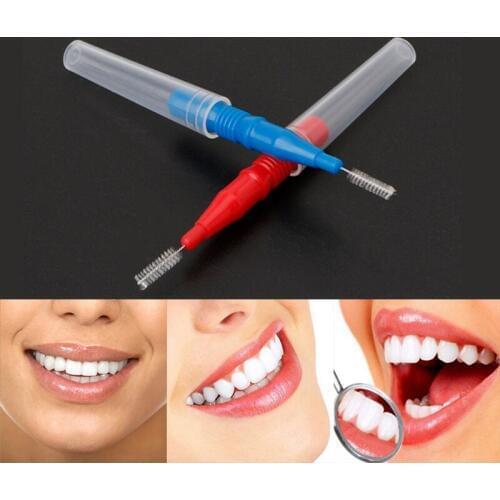 30/50Pcs/Set Tooth Floss Oral Hygiene Dental Floss Soft Plastic Interdental Brush Toothpick Healthy for Teeth Cleaning Oral Care
