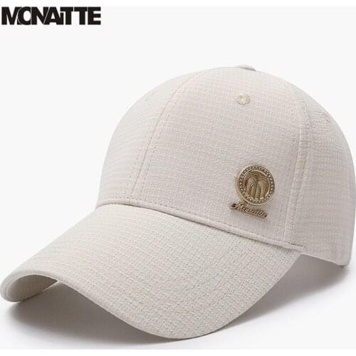 Monaitte 2021 New baseball tone mens cap womens cap outdoor hat Streetwear visor black game cotton high qualit Casual Caps