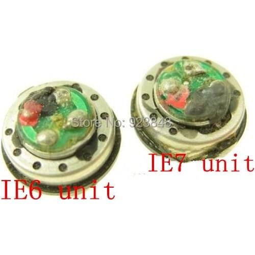 Top funda fever unit diameter 10MM DIY upgrade maintenance headphone speakers IE6 unit 2pcs