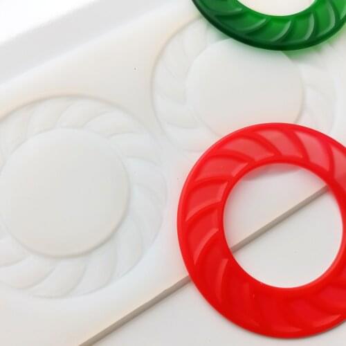 Diy Silicone Chocolate Decorative Mold 3 Ring Fondant Candy Mould Cake Decorating Making Home Kitchen Handmade Baking Tools