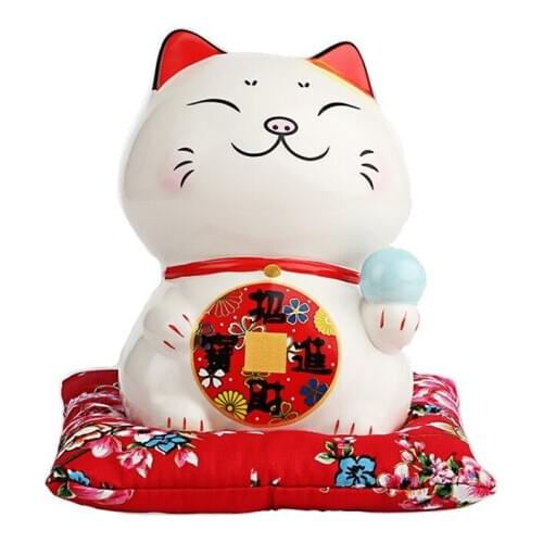 FORTUNE CAT SET UP A CERAMIC GIFT STORE FOR STORING MONEY CAN BE USED AS A HOME DECORATION