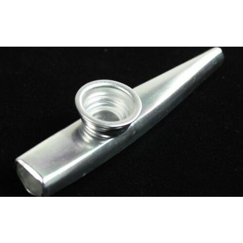 Kazoo Guitar Accompaniment Mouth Flute Aluminum Silver