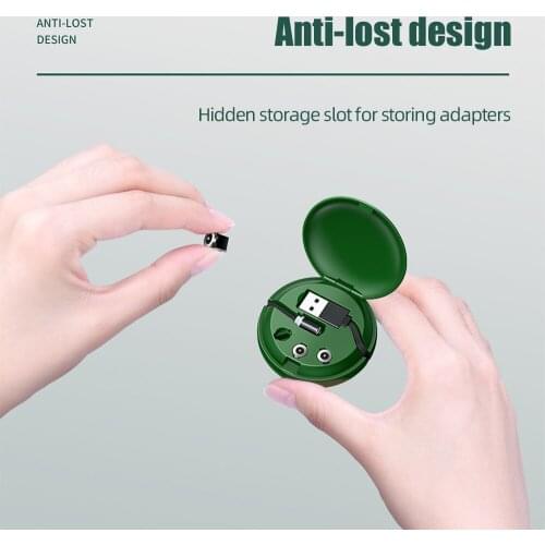 Wonderlife Magnetic Micro USB 8Pin Type C Cable For iPhone 11 X 8 Xiaomi Samsung 1 Set Adjustable Android Phone Fast Charging