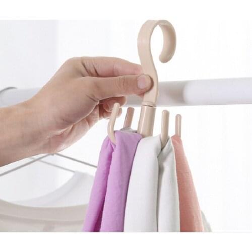 Multifunctional All-Round Four-Claw Rotating Hook Scarf Hat Underwear Backpack Bag Belt Storage Rack Kitchen Pot Pan Hanger