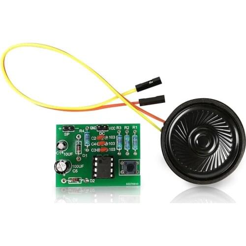 NE555 Dingdong Doorbell Kit Digital Doorbell Making DIY Music Parts