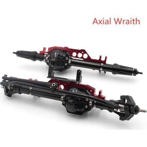 KYX billet machined front & rear reverse axle for 1/10 rc crawler car Axial Wraith Truck