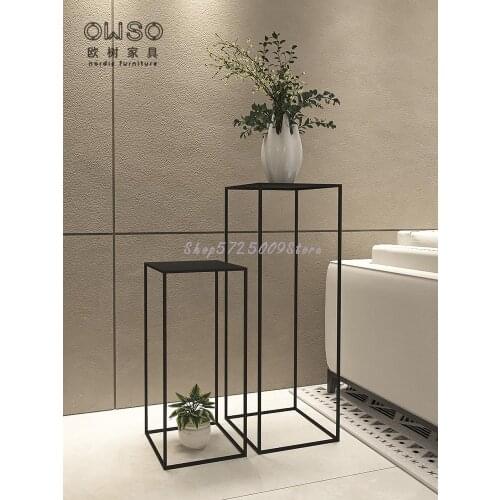 Nordic wrought iron flower stand multi-layer indoor living room floor-standing simple corner multi-function green flower pot sta