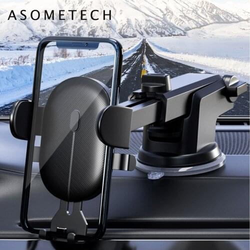 Adjustable Sucker Car Phone Holder Phone Stand No Magnetic GPS Telefon Cell Mobile Mount Support For iPhone 11 Pro Xiaomi HuaWei