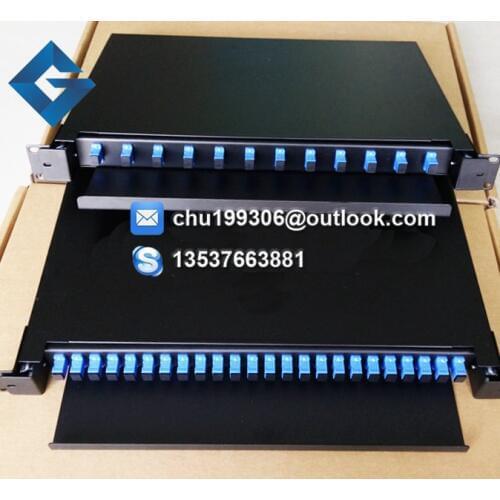 SC fiber optic cable terminal box 24 mouth lc draw frame type 24 core optical fiber distribution frame