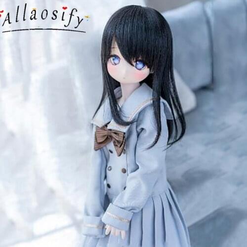 Allaosify Bjd Doll 1/3 1/4 1/6 1/8 Qi Liuhai High Temperature Silk Wig 25 Colors Optional