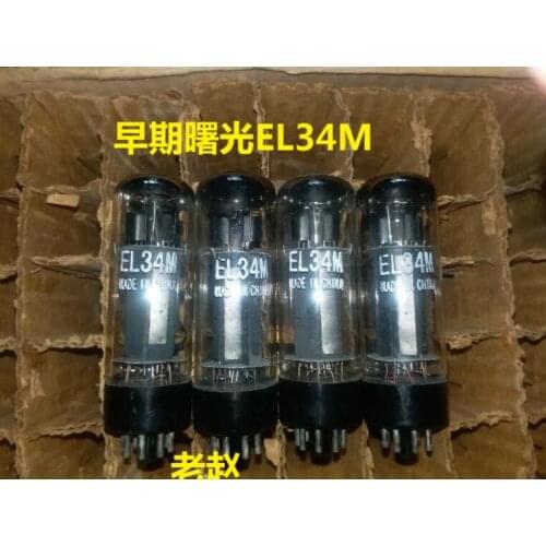 SHUGUANG Vacuum Tube EL34M Replace EL34 6CA7 CV1741 EL34EH 7D11 6CA7EH EL34B Electron Tube HIFI Audio Vacuum Tube Amplifier