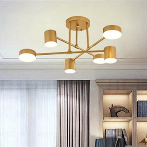 Modern Creative Ceiling Lights Romantic Golden Bedroom Modern Minimalist Personality Living Room Dining Room Ceiling Lamps