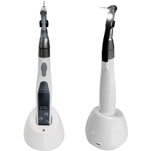 Dental Equipment LED Endo Motor 16:1 Contra Angle 9 Preset Programs Wireless Endomotor