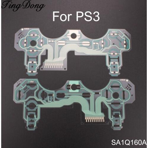 TingDong 1pcs/lot Replacement SA1Q160A Ribbon Circuit Board PCB Contact Pad flex cable for PS3 Controller Repair part