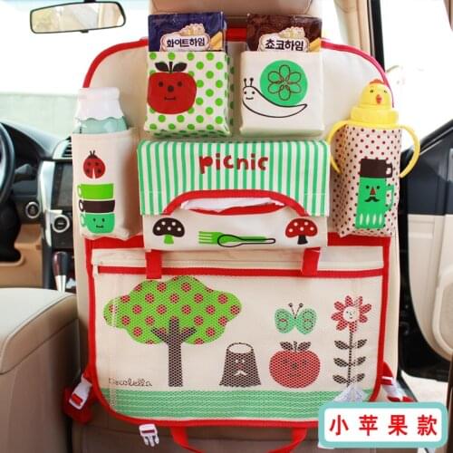 Waterproof Universal Baby Stroller Bag Organizer Baby Car Hanging Basket Storage Stroller Accessories Portable Cartoon HandBag