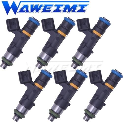 WAWEIMI 6 Pieces High Preformance Fuel Injector 1000cc Flow OE 0280158117 For Audi A4 TT Golf Passat 1.8T Valves Brand New