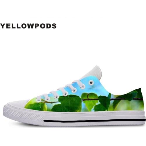Womens Flats Classic Canvas Shoes Best Sale Harajuku Leaves Custom Logo Image Printing Mesh Breathable Outdoor Shoes