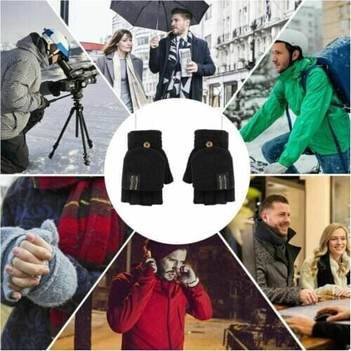 Winter Electric USB heated Gloves Winter Thermal Half-finger Indoor Cover Bike Rechargeable For Outdoor With Cycling J9M9