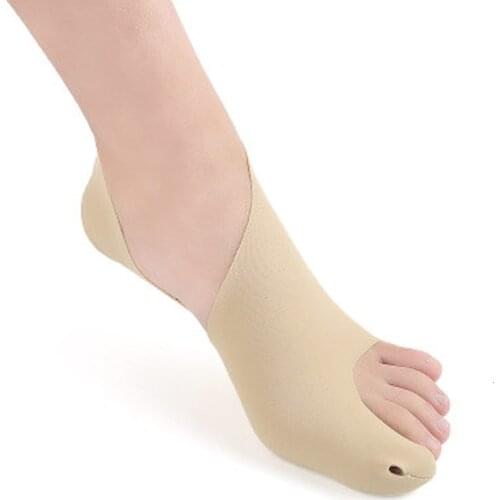 1 Pair Bunion Toe Straightener Bandage Hallux Valgus Corrector Foot Care Orthosis Support Pedicure Sock Straightener