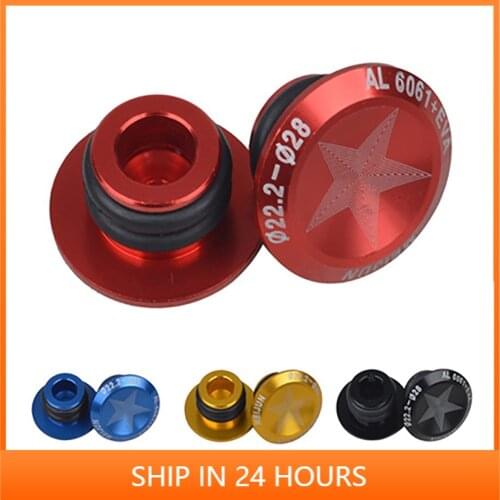 1 Pair Bike MTB Mini Aluminum Alloy Grip Handlebar Bar End Plugs Stoppers Caps
