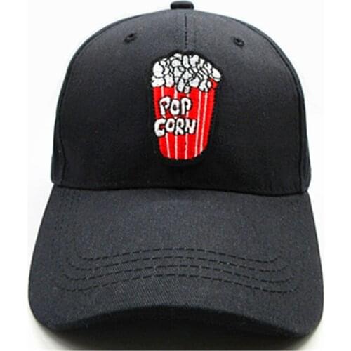 2021 Letter Popcorn Embroidery Cotton Baseball Cap Hip-hop Adjustable Snapback Hats for Men and Women 108