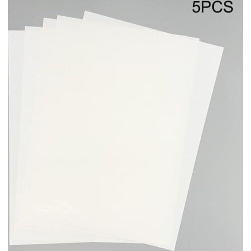 5 Pcs/Set Color Heat Shrink Sheet Plastic Magic Paper Sheet for Educational DIY Crafts ALI88