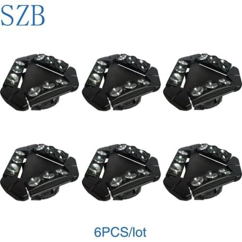 9 Eyes Pixel 9x10W Spider Moving Head Light RGBW 4 in1 LED Spider Effect Light 6pcs/lot/SZB-MH140