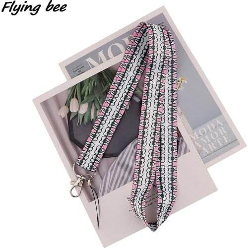 Flyingbee Tooth Painting Art Key Chain Lanyard Neck Strap For Phone Keys ID Card Creative Lanyards For Doctor Dentist X2023