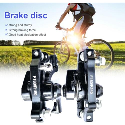 Outdoor Bicycle Aluminum Front And Rear Disc Brakes Brake MTB Bike Disc Caliper Disc Brake In Bicycle Replacement Accessories