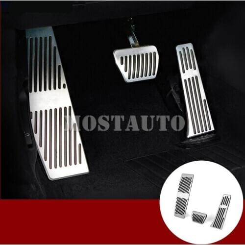 For BMW 1 Series 2 Series F20 F22 Brake Accelerator Pedal Footrest Pad Cover 2012-2018 3pcs Car Decor Car Accesories Interior