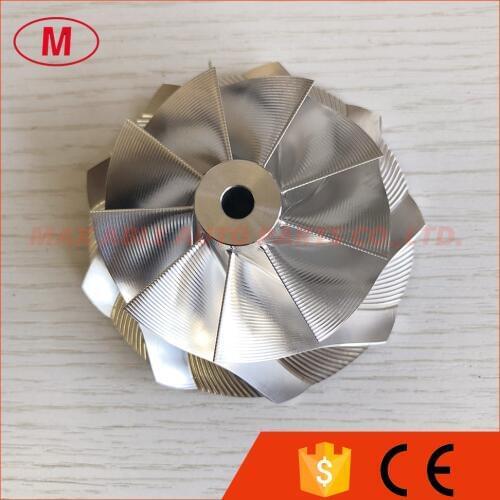 GTX3076 GEN ll point milling 58.23/76.43mm 9+0 blades bore:6.00 turbo billet/milling compressor wheel