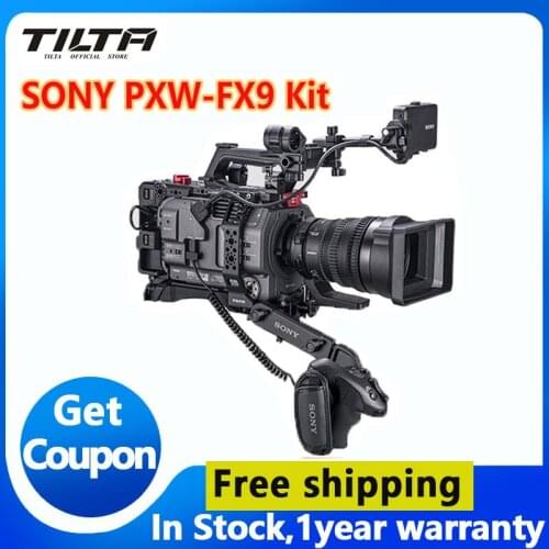 Tilta ES-T18 Camera Cage for SONY PXW-FX9 DSLR Camera Full Cage PXW FX9 Rig with Base Plate Power ES-T18