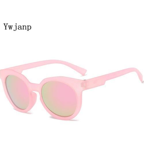 Ywjanp Brand 2019 New Children Sunglasses Lovely Baby Sunglasses kids Glasses Boys and Grils Round Sun Glasses De Sol UV400