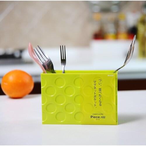 Kitchen Container Shelf Tool Kitchenware Utensils Organizer Rack Creative Fridge Magnet Magnetic Storage Box Hanging Save Space