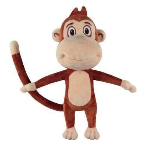 Puppet Monkey Plush Toy-Puppet Cartoon Toy-Monkey Plush Toy-Brown Soft Monkey Toy