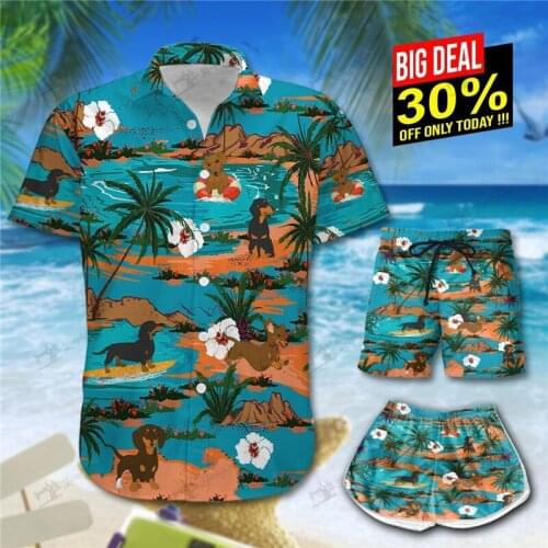 2021 Summer Quality Harajuku Beach New Arrival Men Short-Sleeve Casual Anime Shirt Blouse Loose Surfing Hawaiian-shirt