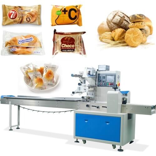 Bread flow packing machine rusk packing machine bread wrapping machine