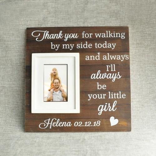 Personalized Daddys Gift Picture Frame Memorial Picture Frame Fathers Day Gift Photo Frame