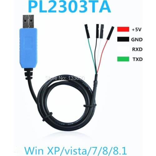 1PCS PL2303TA USB TTL to RS232 Converter Serial Cable module for win XP/VISTA/7/8/8.1 better than pl2303hx