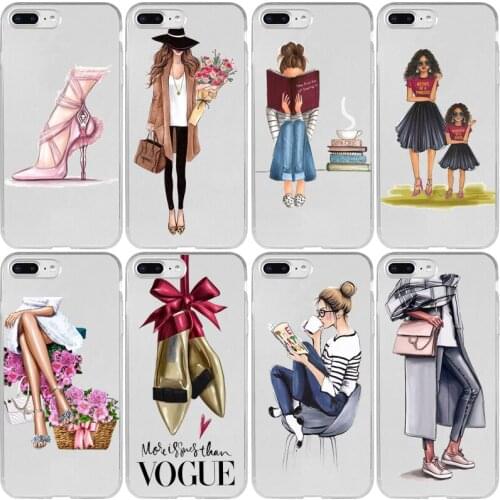 Shopping Fashion Girl Booking Coffe Life Cover Case for Xiaomi Redmi Note 9 9S 9A 9C 8T 8 7 6 5 4 Pro Max Prime