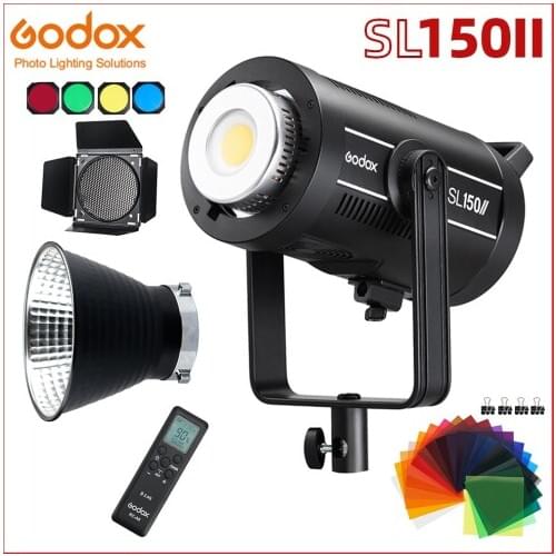 Godox SL150II SL-150W II LED Video Light 150W Bowens Mount Daylight Balanced 5600K 2.4G Wireless X System for Camera Interview