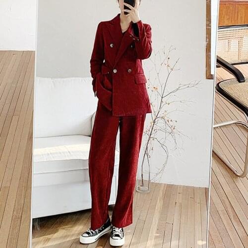 Wenfly Women's Trouser Suits With A Jacket