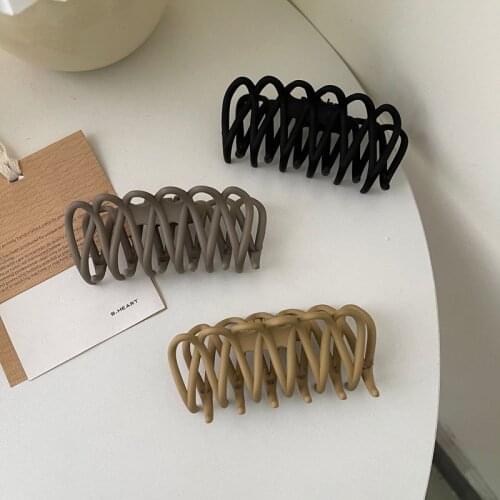 Woman Cross Hair Claws Chic Barrettes Hair Clips Hairpins Ladies Hairgrip Headwear Girls Ornaments Crab Hair Accessories