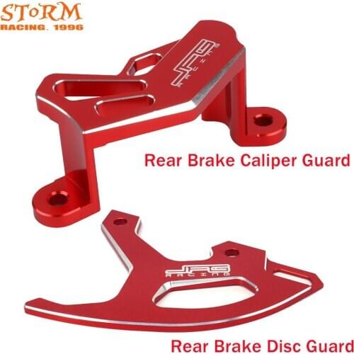 CNC Motorcycle Rear Brake Disc Guard Protector Cover For HONDA CRF250R CRF450R CRF450RX CRF250X CRF450X CRF 450R 250X 2004-2017
