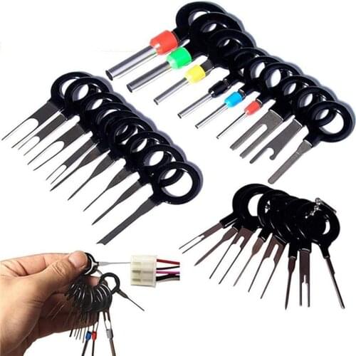 26pcs Automotive Wires Puller Tool Hand Auto Tooling Set Stylus Car Terminals Remover Automobile Accessories Plugs Connector Pin