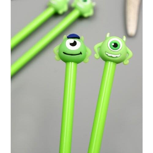 36PCS Korean Cartoon Fresh and Lovely One-eyed Monster One-eyed Villain Gel Pen Student Stationery Office Accessories